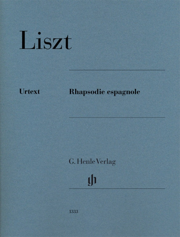 Liszt - Rhapsody Espagnole - Piano Solo edited by Heinemann Henle HN1333