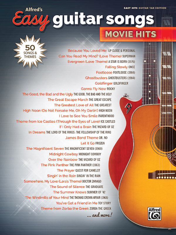 Alfreds Easy Guitar Songs Movie Hits
