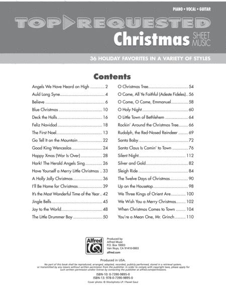 Top-Requested Christmas Sheet Music PVG