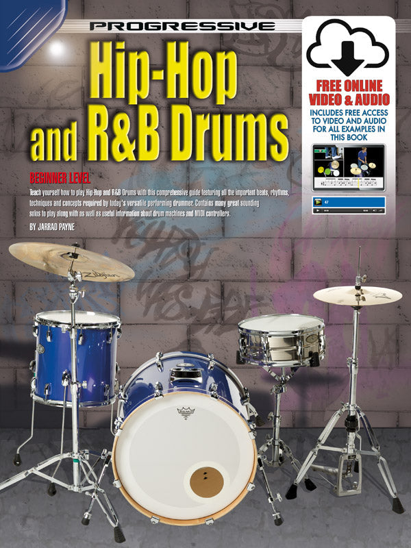 Progressive HipHop and R&B Drums Bk/OLA