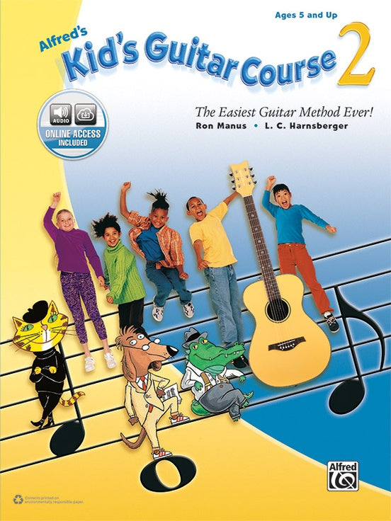 Alfreds Kids Guitar Course 2 BK/OA