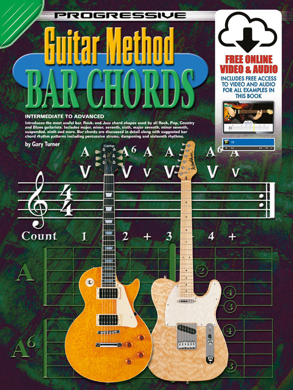 Progressive Guitar Method Bar Chords Bk/OLA