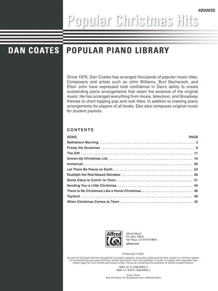 Popular Christmas Hits - Advanced Piano Solos