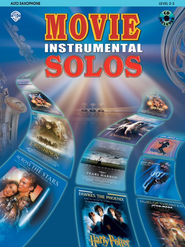 Movie Inst Solos Alto Sax Bk/CD