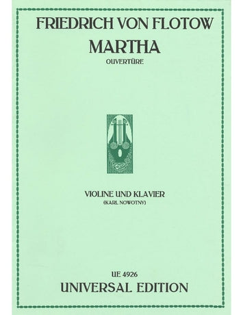 Martha Overture for Violin and Piano