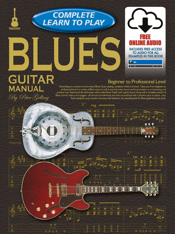 Complete Learn to Play Blues Guitar Manual Bk/OLA