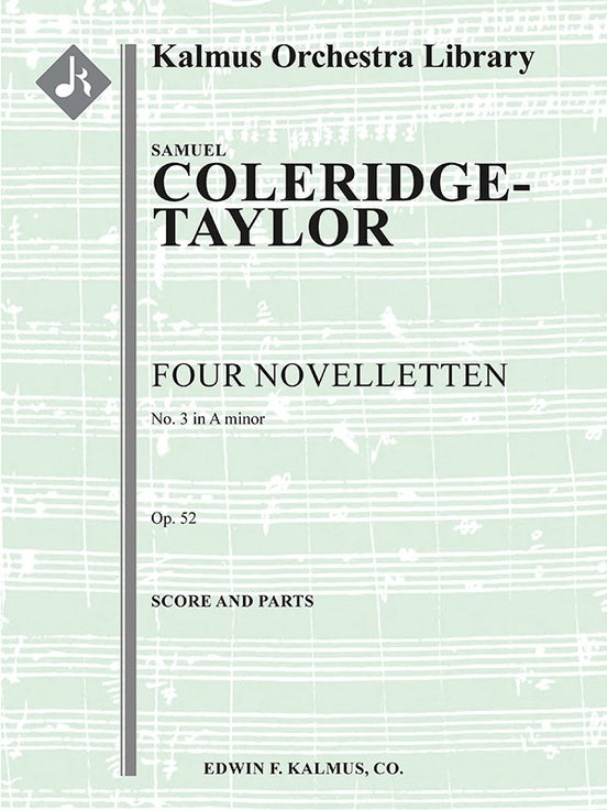 Four Novelletten Op 52 No 3 in A minor - Coleridge-Taylor