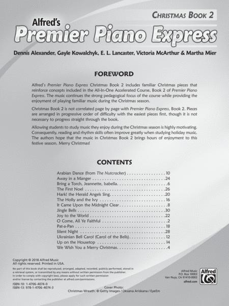 Premier Piano Express Christmas Book 2