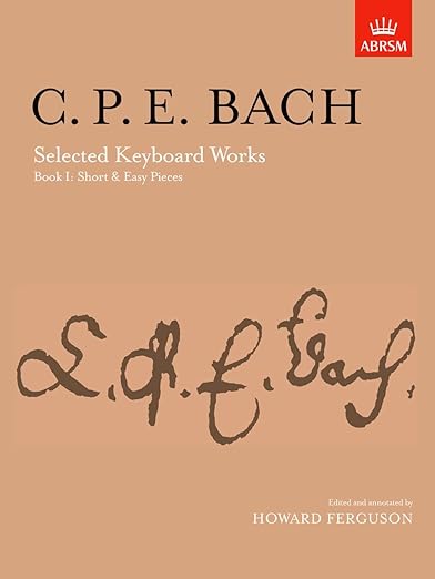 CPE Bach Selected Keyboard Works Book I