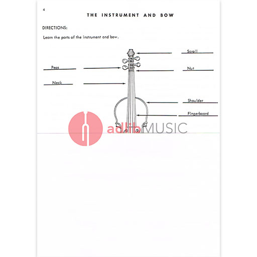 Workbook for Strings Book 1 - Violin