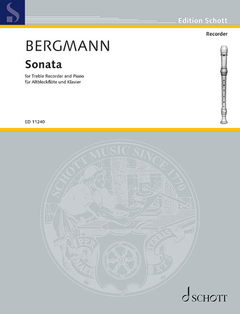 Bergmann - Sonata for Treble Recorder & Piano
