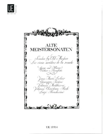 Sonatas By Old Masters Violin/Piano