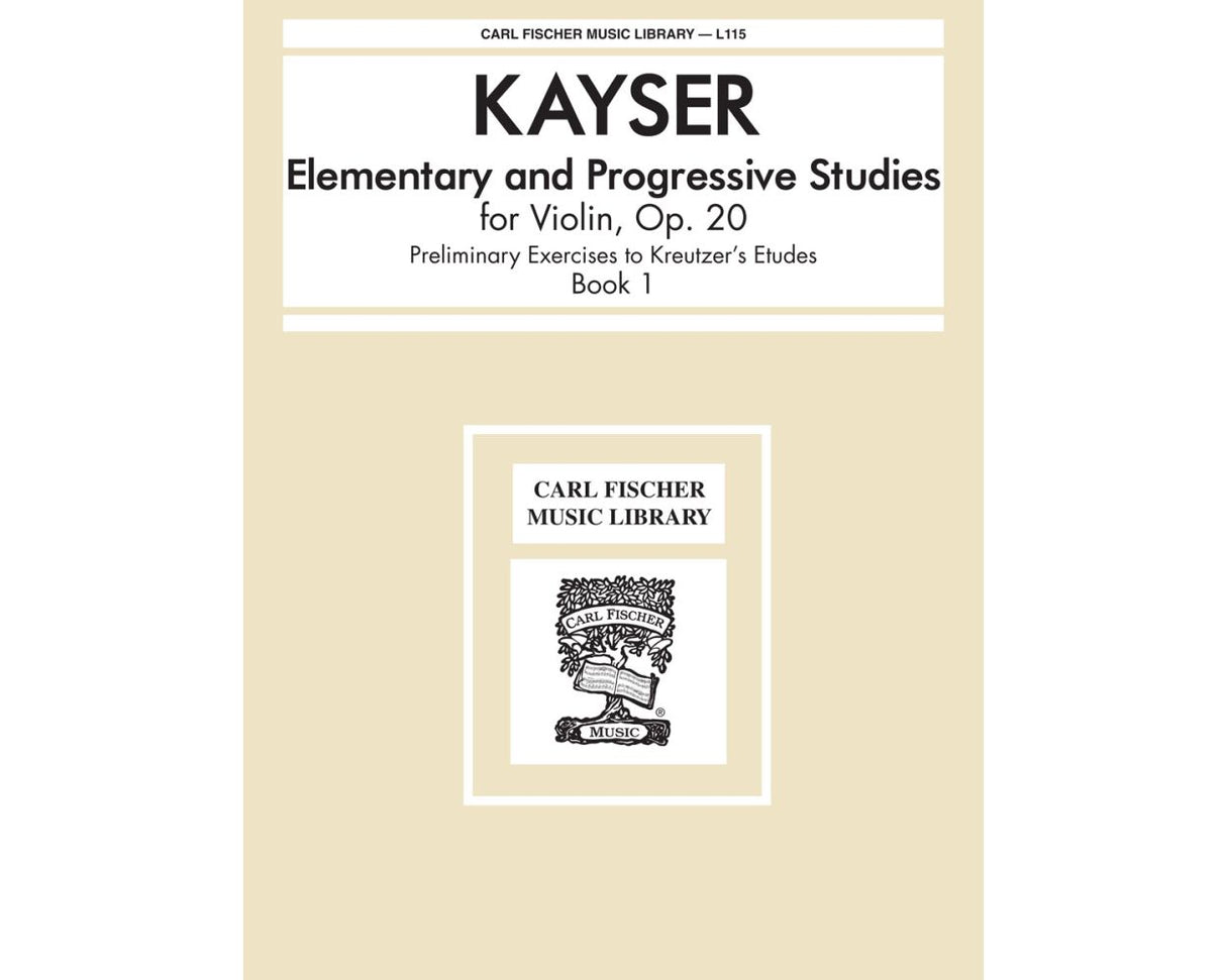Kayser Elementary & Progressive Studies Op 20 Bk 1