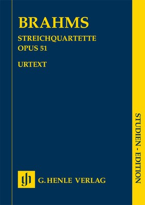 String Quartets Op 51 Nos 1 & 2 Study Score
