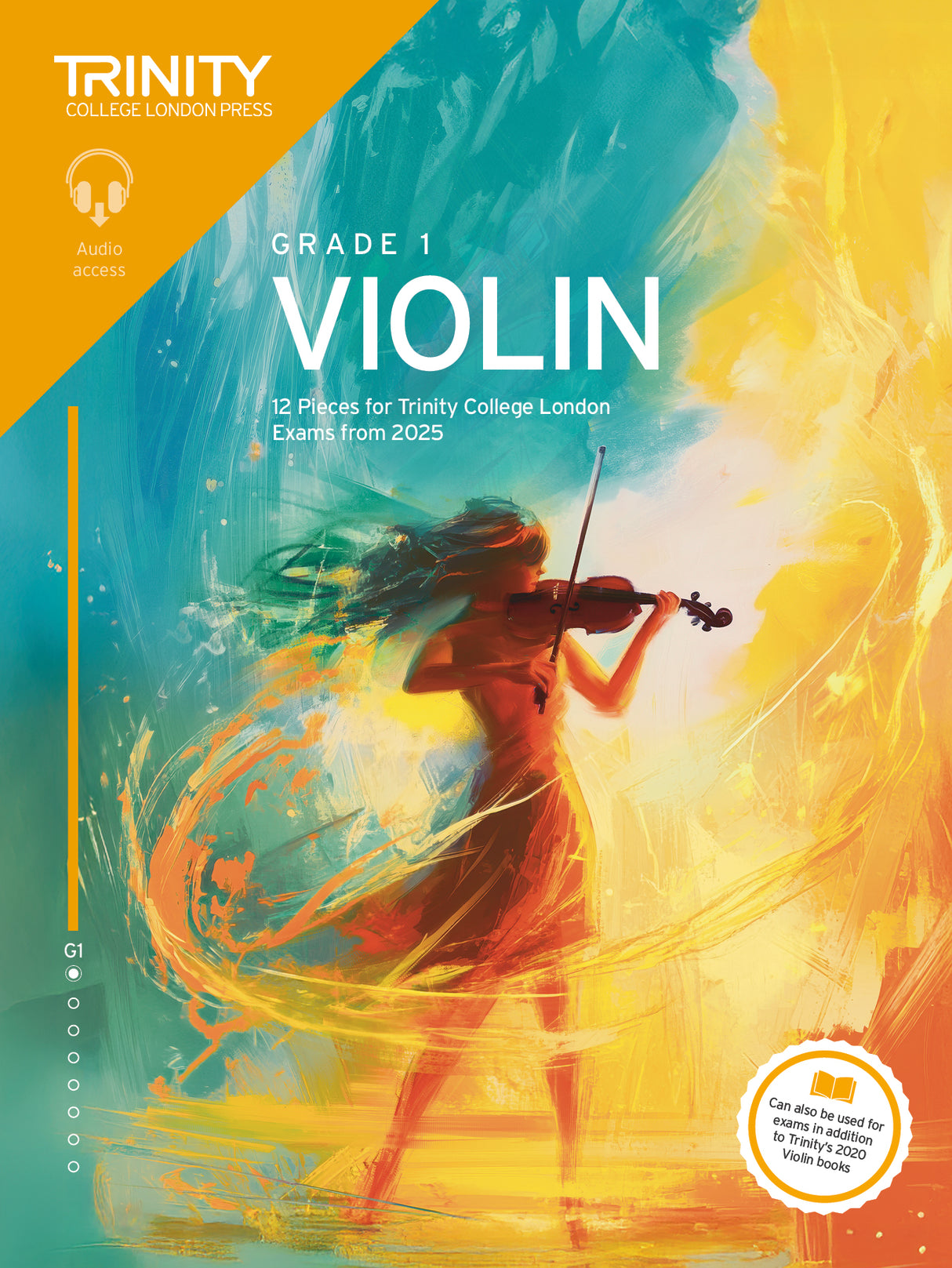 Trinity Violin from 2025 Grade 1 Book with Online Audio