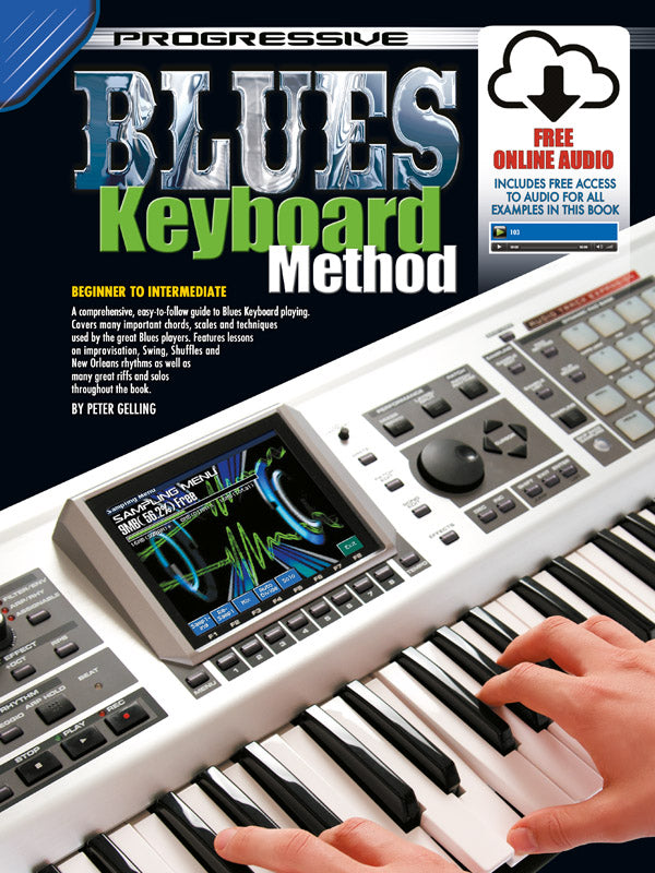 Progressive Blues Keyboard Method Bk/OLA