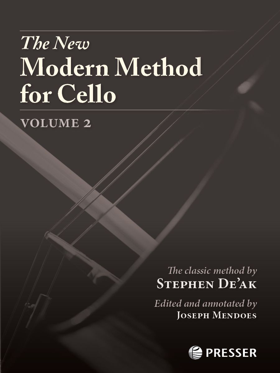 The New Modern Method for Cello Vol 2 - Stephen De'ak Presser 414-41238