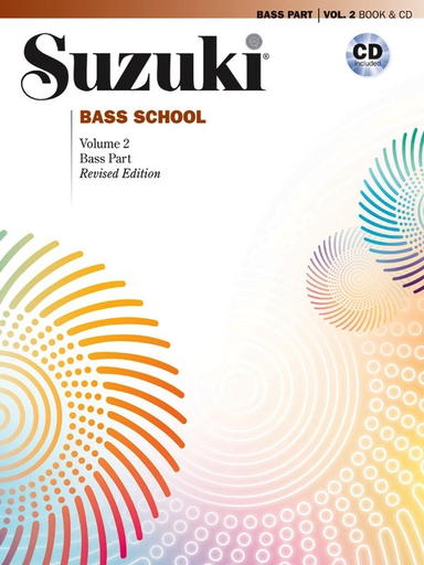 Suzuki Bass School Volume 2 Bk/CD