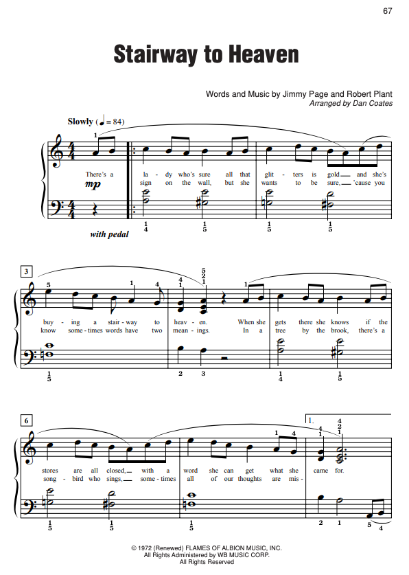 Simply Rock 70s EasyPiano - Coates - Alfred