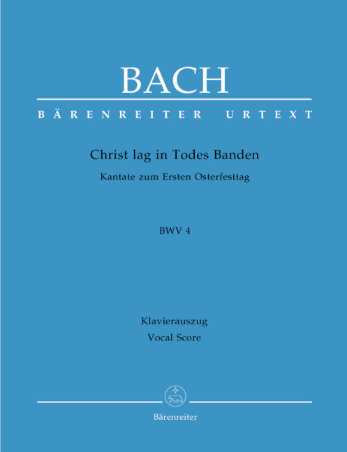 Cantata BWV 4 Christ Lag in Todes Banden Vocal Sc