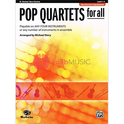 Pop Quartets for All Clarinet