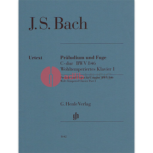 Bach - Prelude And Fugue BWV846 C - Piano Solo Henle HN1642