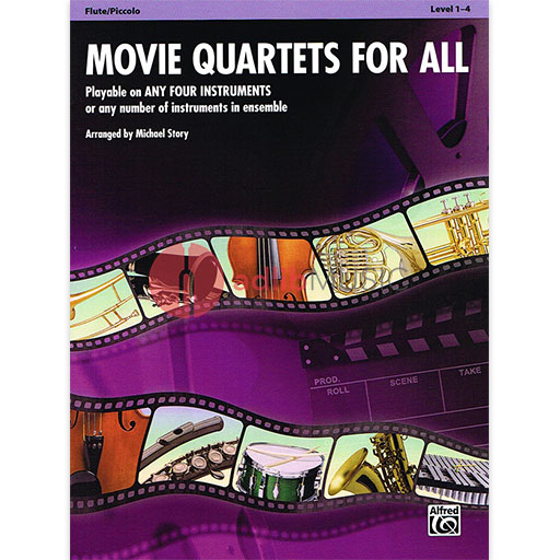 Movie Quartets for All Flute