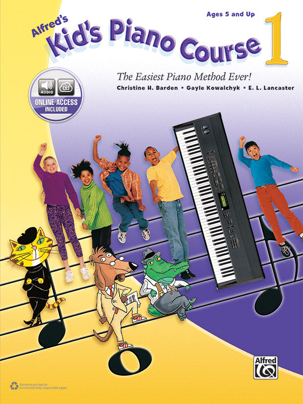Alfred's Kids Piano Course 1 Book/OA