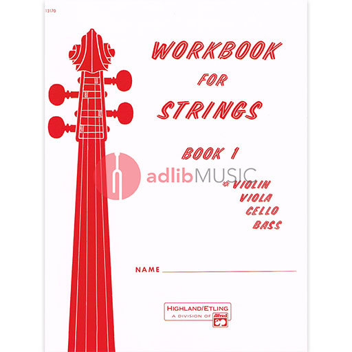 Workbook for Strings Book 1 - Violin