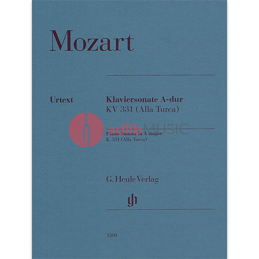 Mozart - Piano Sonata in Amaj K331 Alla Turca - Piano Henle HN1300