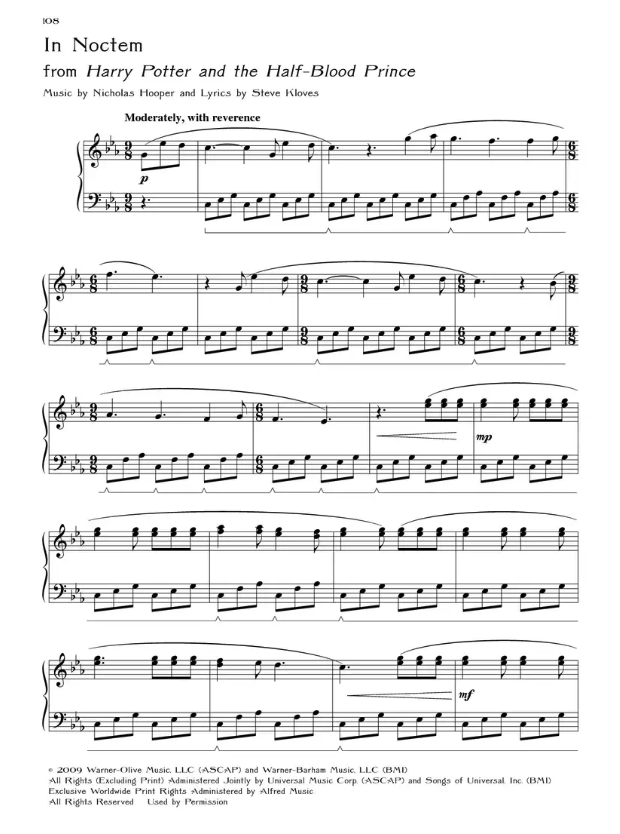 The Harry Potter Piano Anthology