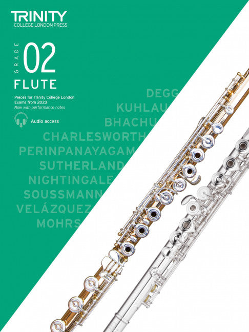 Trinity Flute Exam Pieces from 2023 Gr 2 Sc/Pt