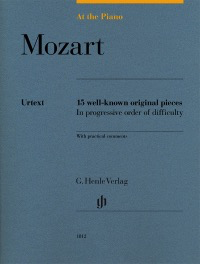 Mozart - At the Piano, 15 Well-Known Original Pieces - Piano Henle HN1812