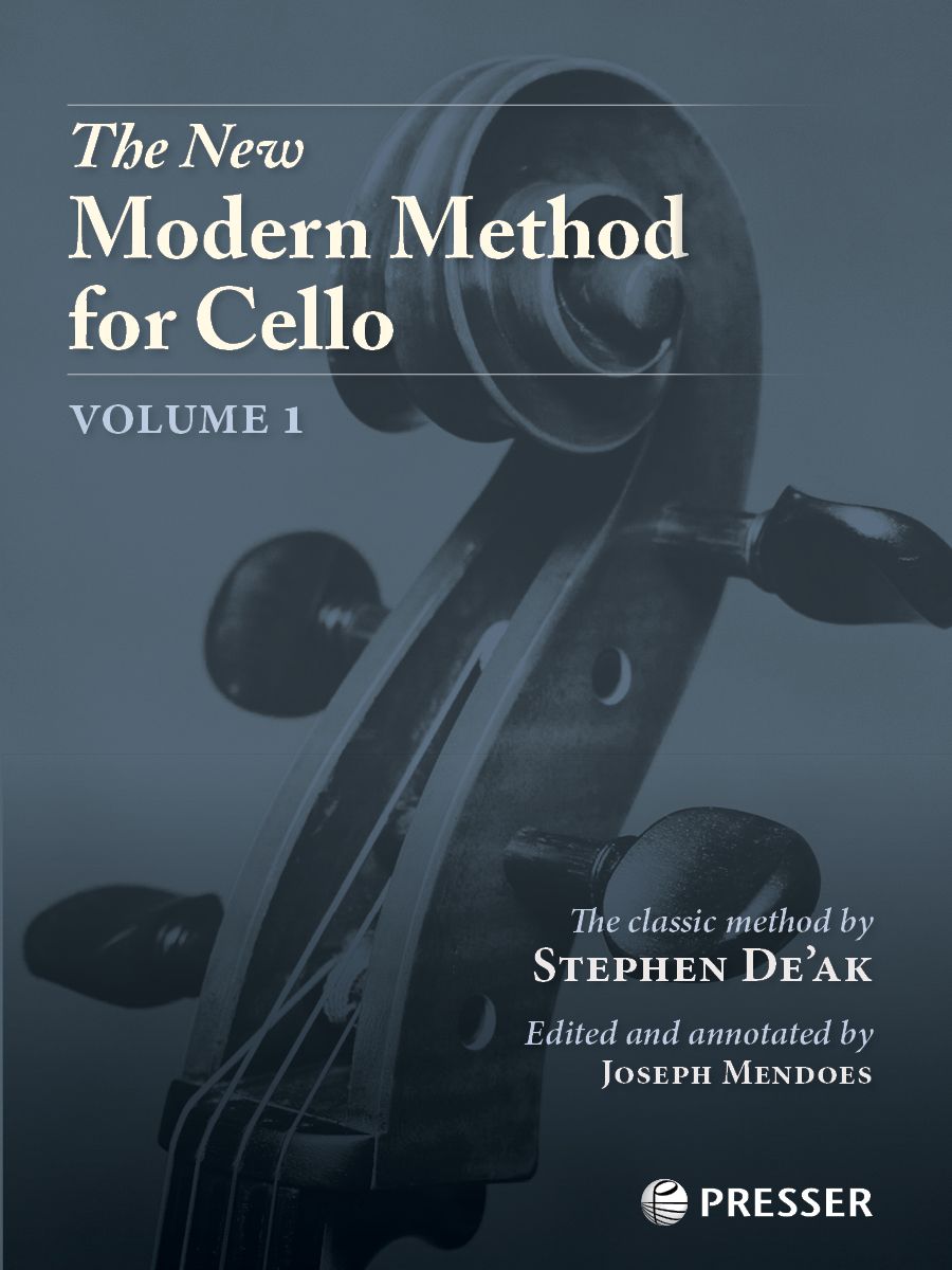 The New Modern Method for Cello Vol 1 - Stephen De'ak Presser 414-41237