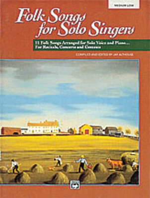 Folk Songs for Solo Singers Vol 1 Bk/CD Med/Low