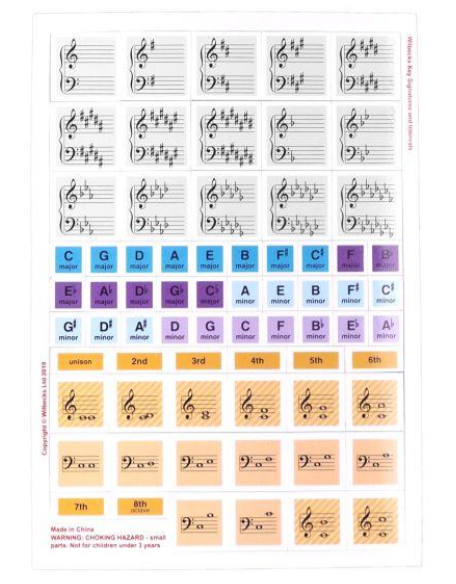 Wilbecks Match Up Magnets Key Signature Interval