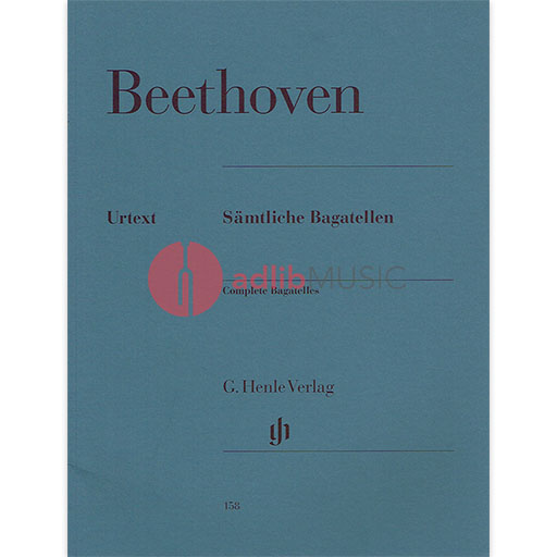 Beethoven - Complete Bagatelles - Piano Solo Henle HN158