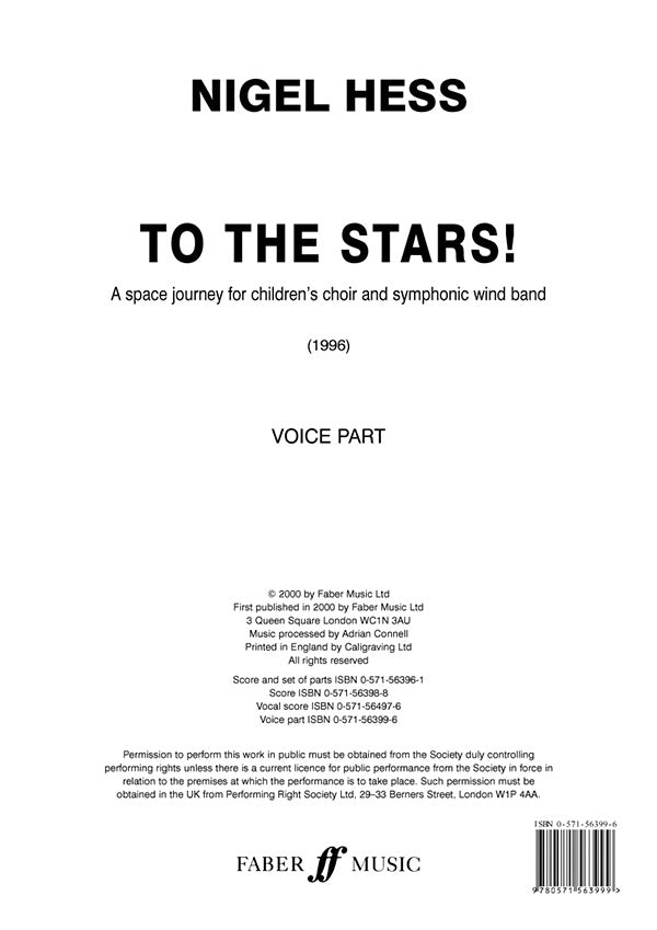 TO THE STARS WIND BAND VCE PT