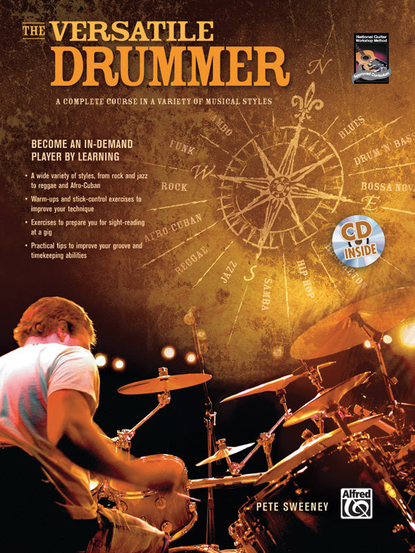 VERSATILE DRUMMER BK/CD