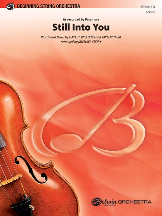 Paramore Still Into You String Orchestra Grade 1.5 Score/Parts arranged by Story