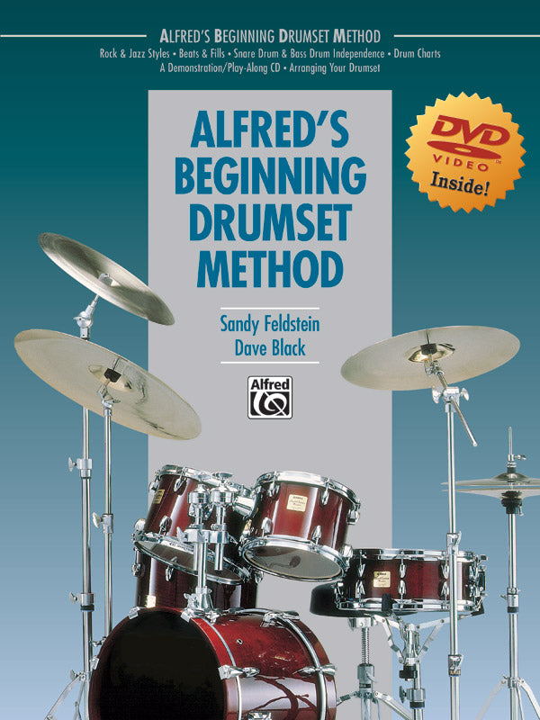 ALFREDS DRUMSET METHOD BK/DVD BIND