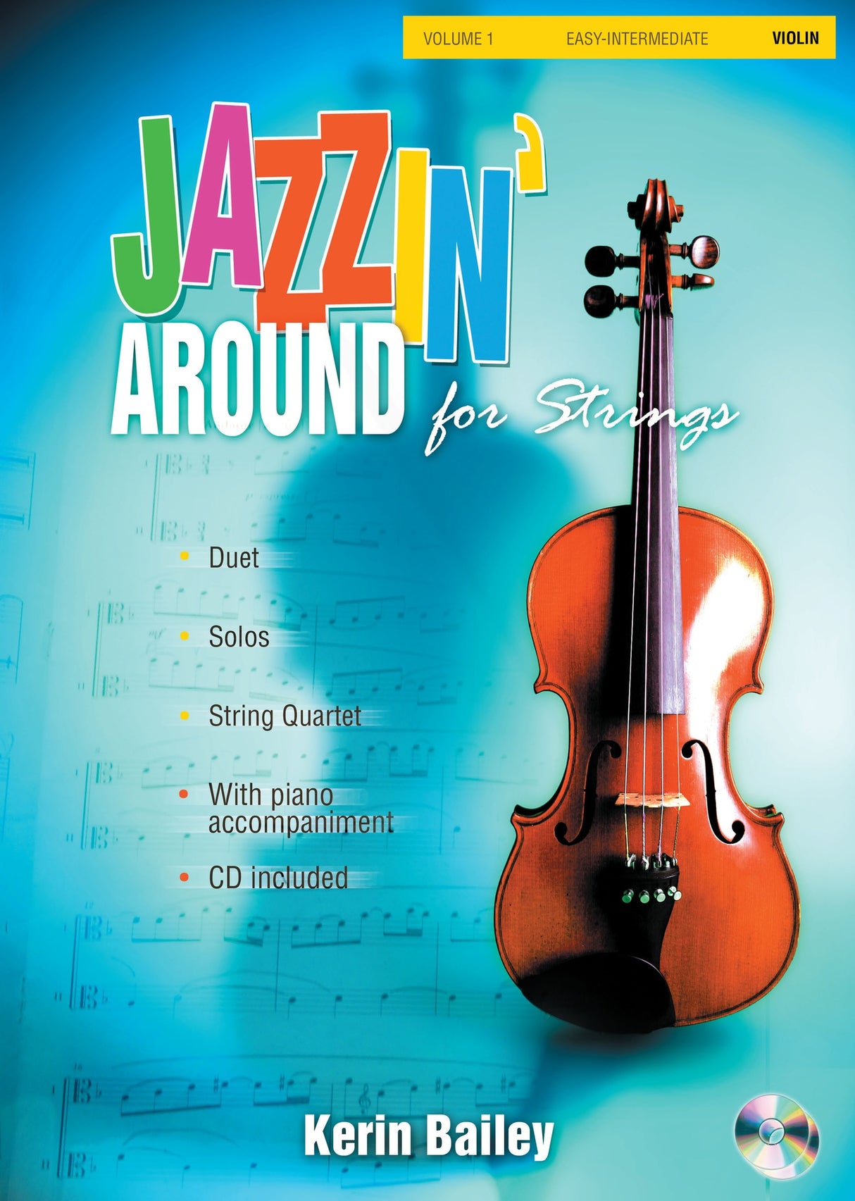 Jazzin Around For Strings Violin Book/CD