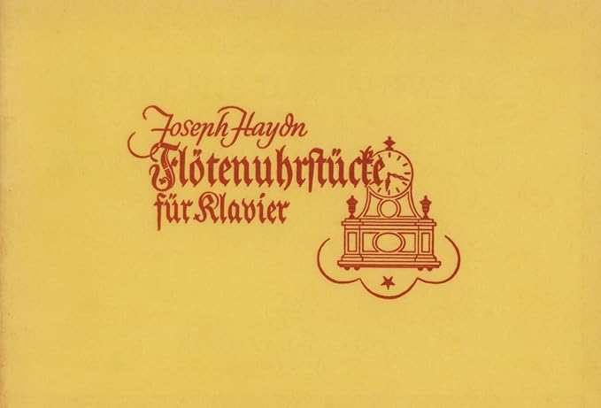 PIECES FOR MUSICAL CLOCK PNO