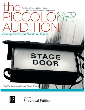 The Piccolo and Alto Flute Audition - Various Wiese Henrik Universal UE38080