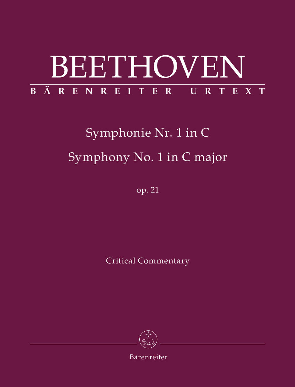 SYMPHONY NO 1 COMMENTARY Beethoven Ludwig van