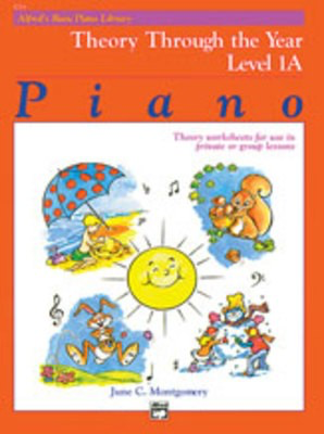 Alfred's Basic Piano Course - Theory Through the Year Book 1A - Alfred Music