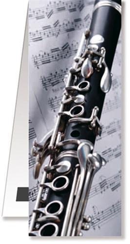 Clarinet on Sheet Music Magnetic Bookmark