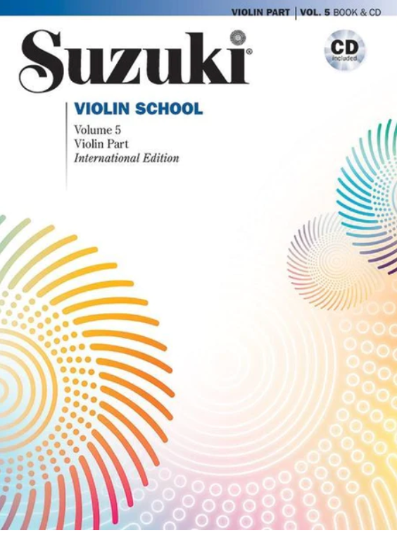Suzuki Violin School Book/Vol. 5 International Edition  - Violin Part with CD 50109