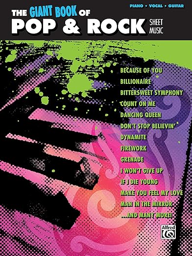 The Giant Book of Pop & Rock Sheet Music PVG