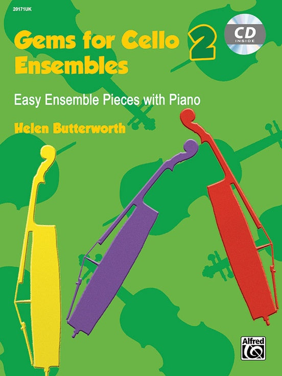 Gems for Cello Ensemble 2 Book/CD - Butterworth Helen Alfred 20171UK